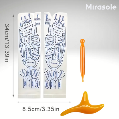 Mirasole™ Acupressure Reflexology Socks With Massage Tool