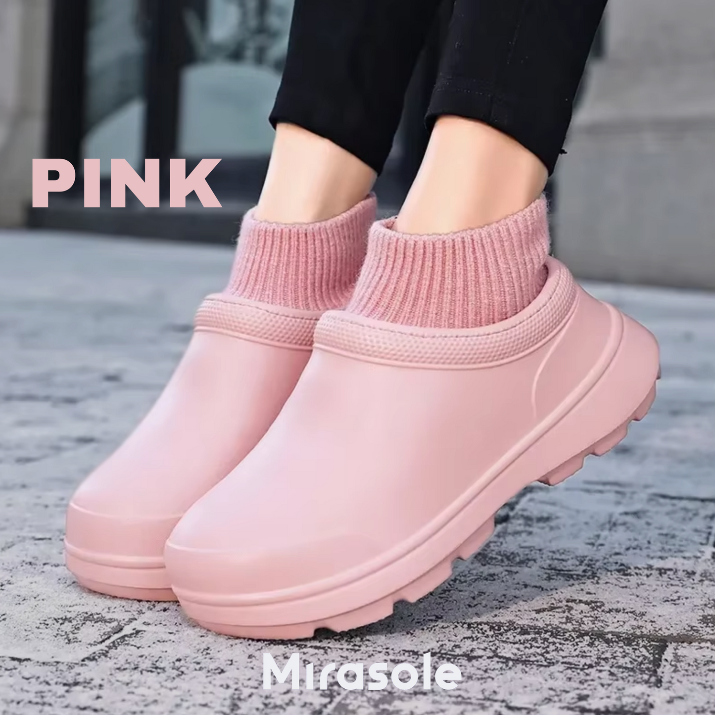 Mirasole™ Cloudy Sock Clogs