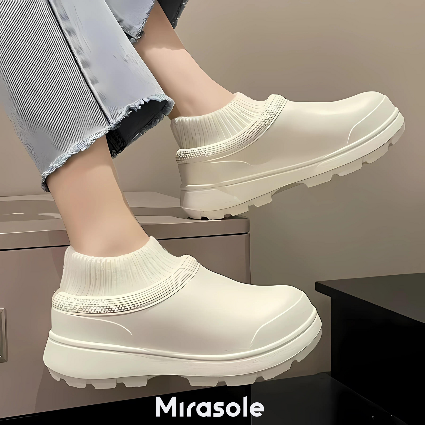 Mirasole™ Cloudy Sock Clogs