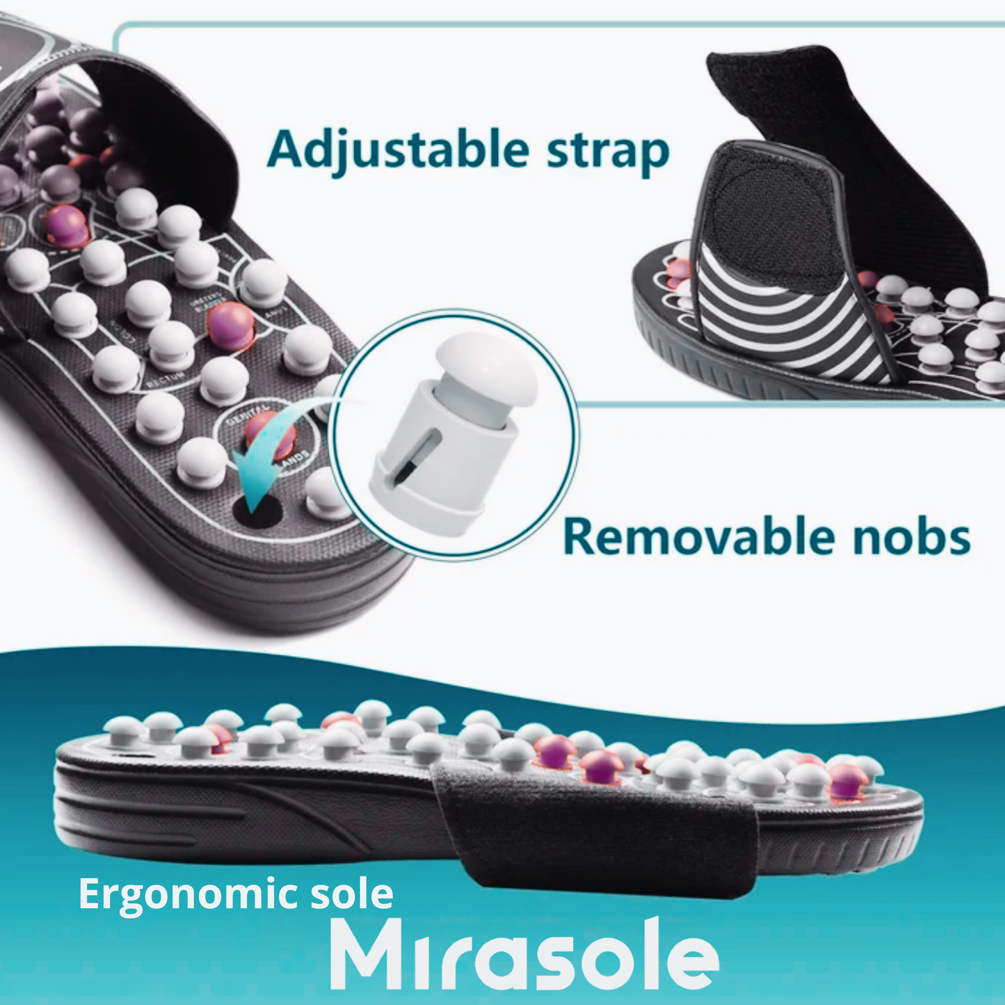 Mirasole™ Acupressure Massage Slippers